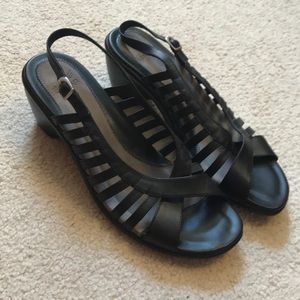 Strappy dress heels dansko